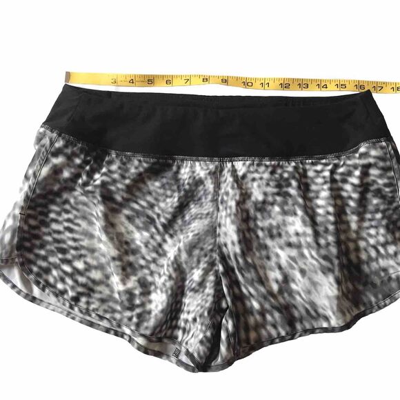 Nike Dri-Fit Running Shorts 811462 Black White Tie Dye Athletic Women's Large L - Picture 9 of 12